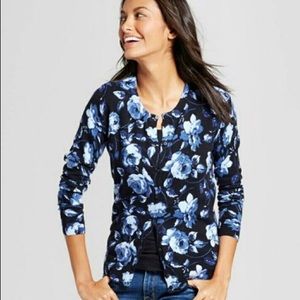 A New Day Blue Floral Cardigan